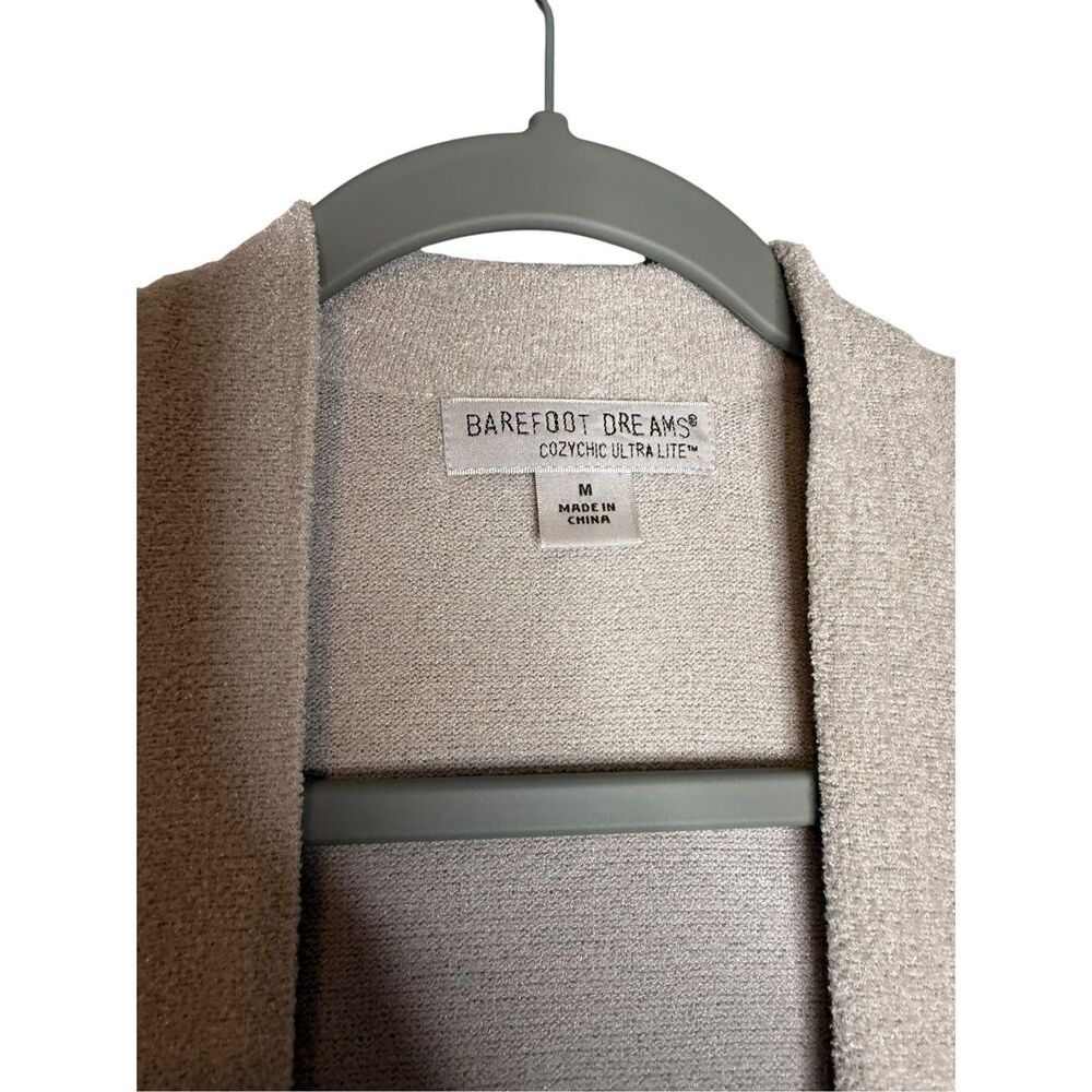 Barefoot Dreams CozyChic‎ Ultra Lite Ribbed Vest Tan Size Medium - Picture 5 of 6